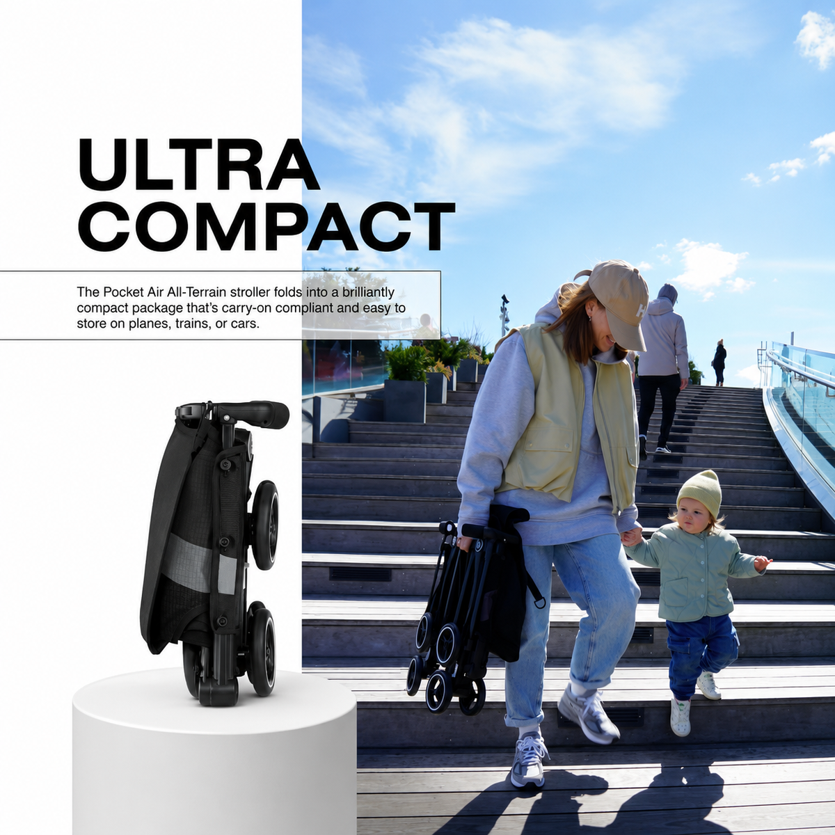 Ultra Compact Lightweight Travel Stroller