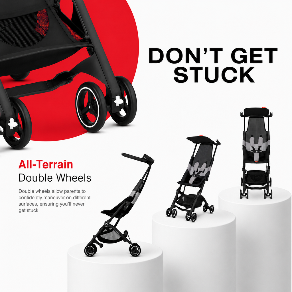 Ultra Compact Lightweight Travel Stroller